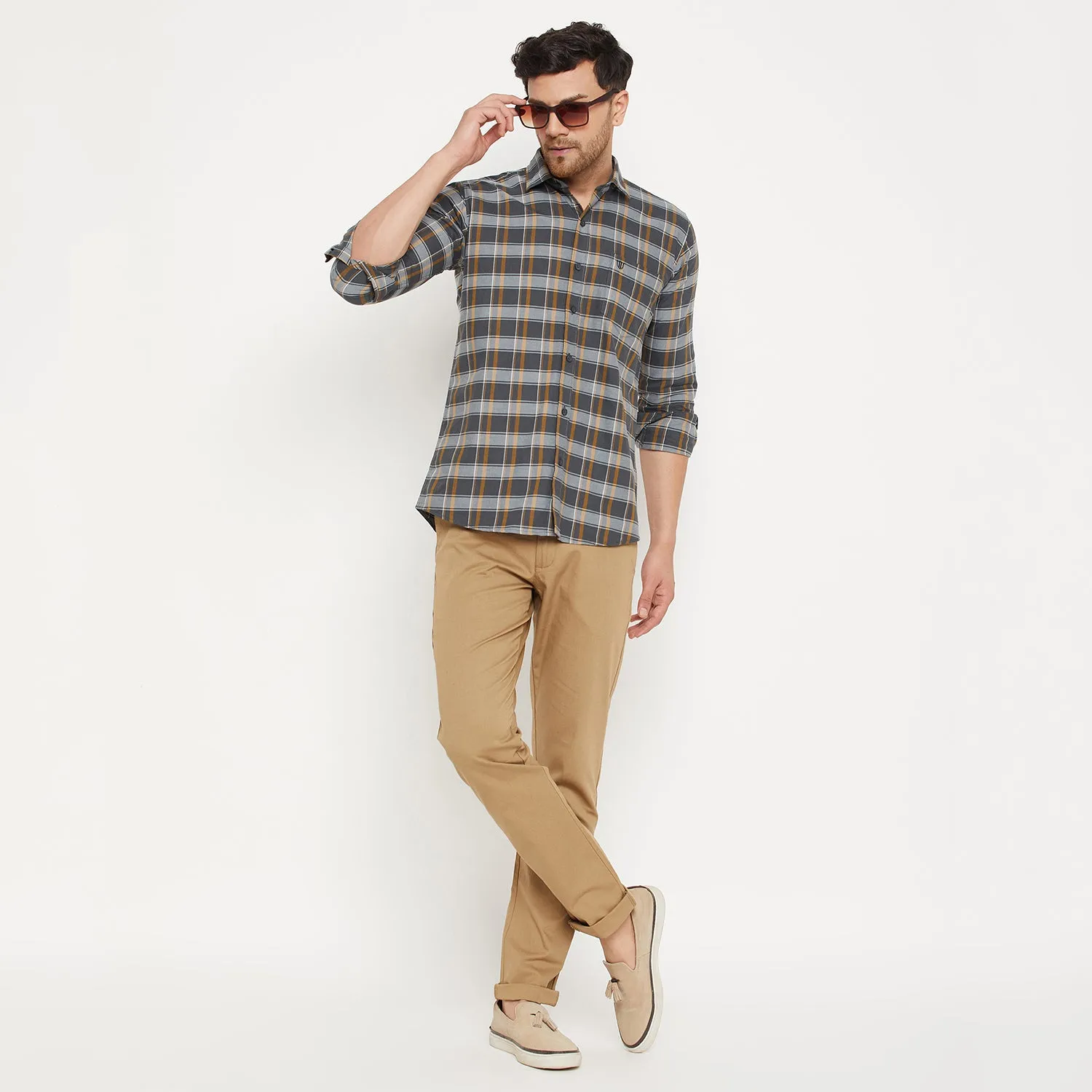 Duke Stardust Men Full Sleeve Cotton Shirt (SDO8CKM)