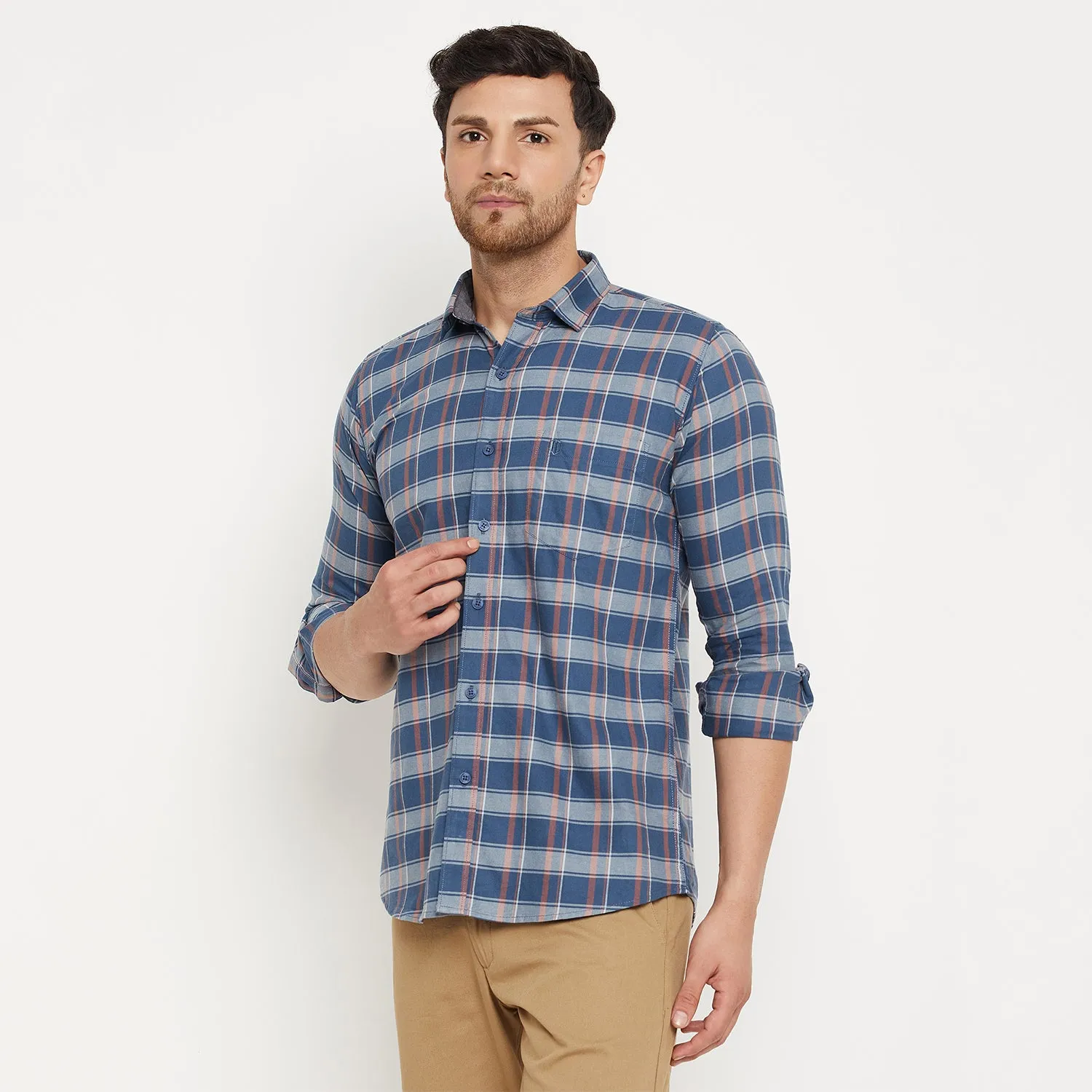 Duke Stardust Men Full Sleeve Cotton Shirt (SDO8CKM)