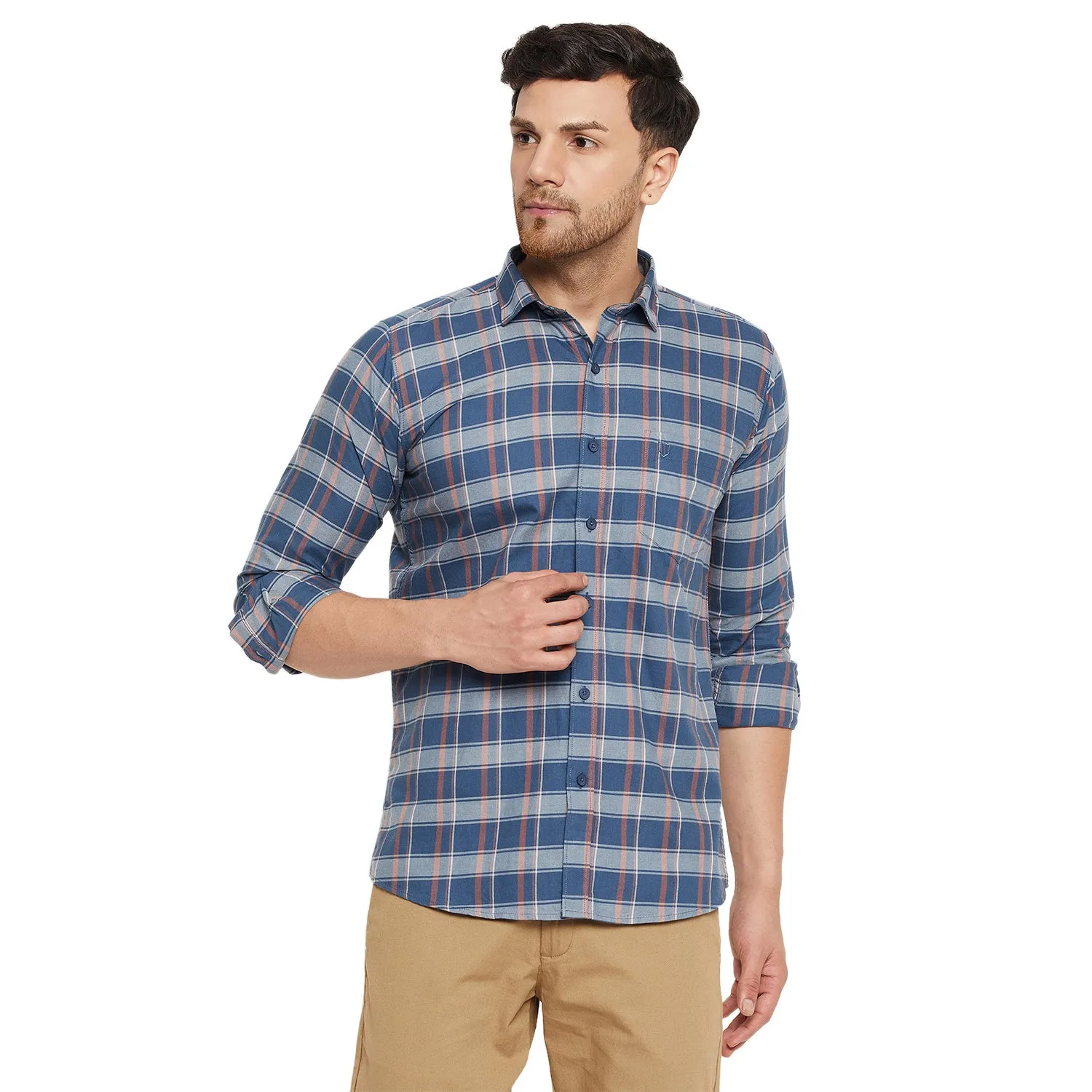 Duke Stardust Men Full Sleeve Cotton Shirt (SDO8CKM)