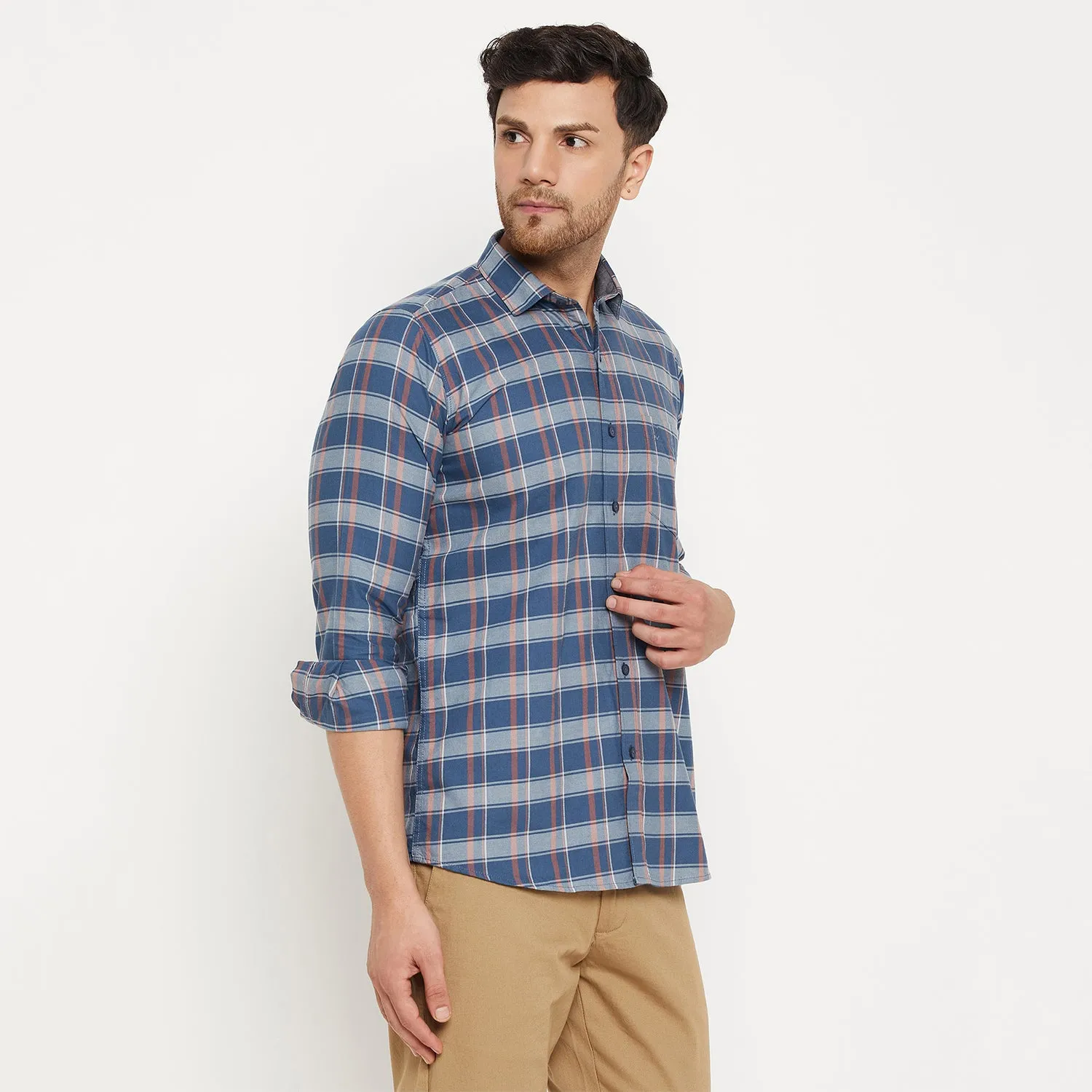 Duke Stardust Men Full Sleeve Cotton Shirt (SDO8CKM)