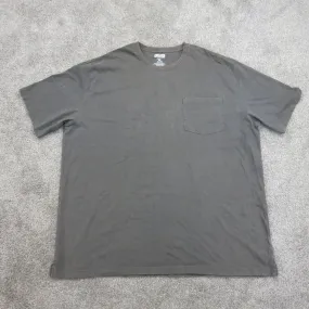 Duluth Trading Mens Pullover T Shirt Top 100% Cotton Short Sleeve Brown Size 2XL