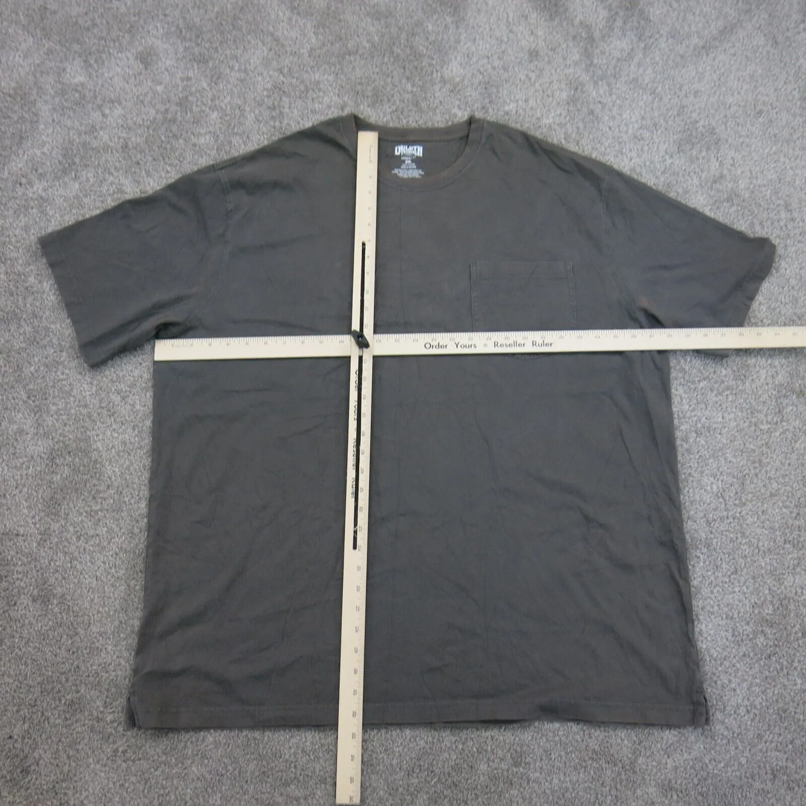 Duluth Trading Mens Pullover T Shirt Top 100% Cotton Short Sleeve Brown Size 2XL