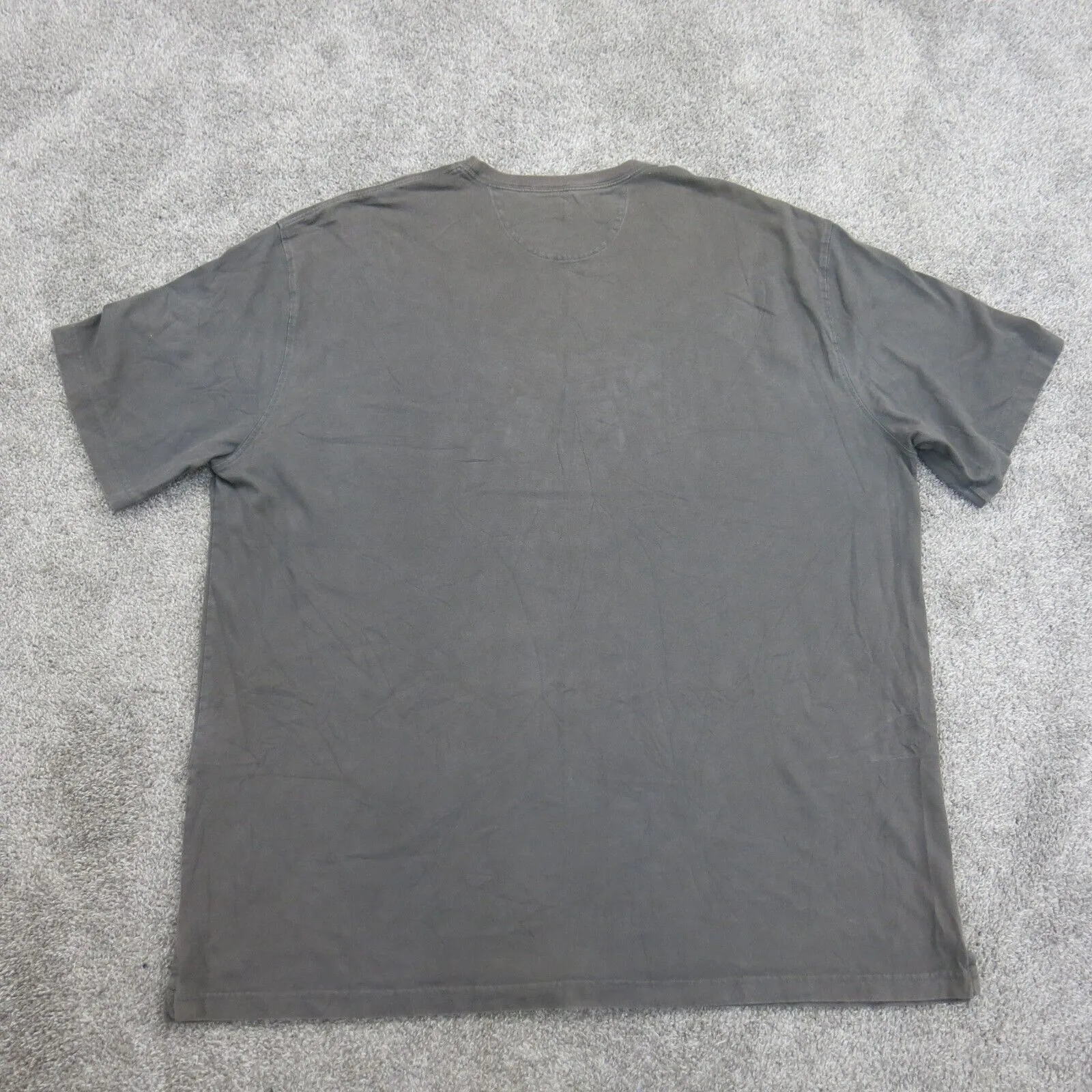 Duluth Trading Mens Pullover T Shirt Top 100% Cotton Short Sleeve Brown Size 2XL