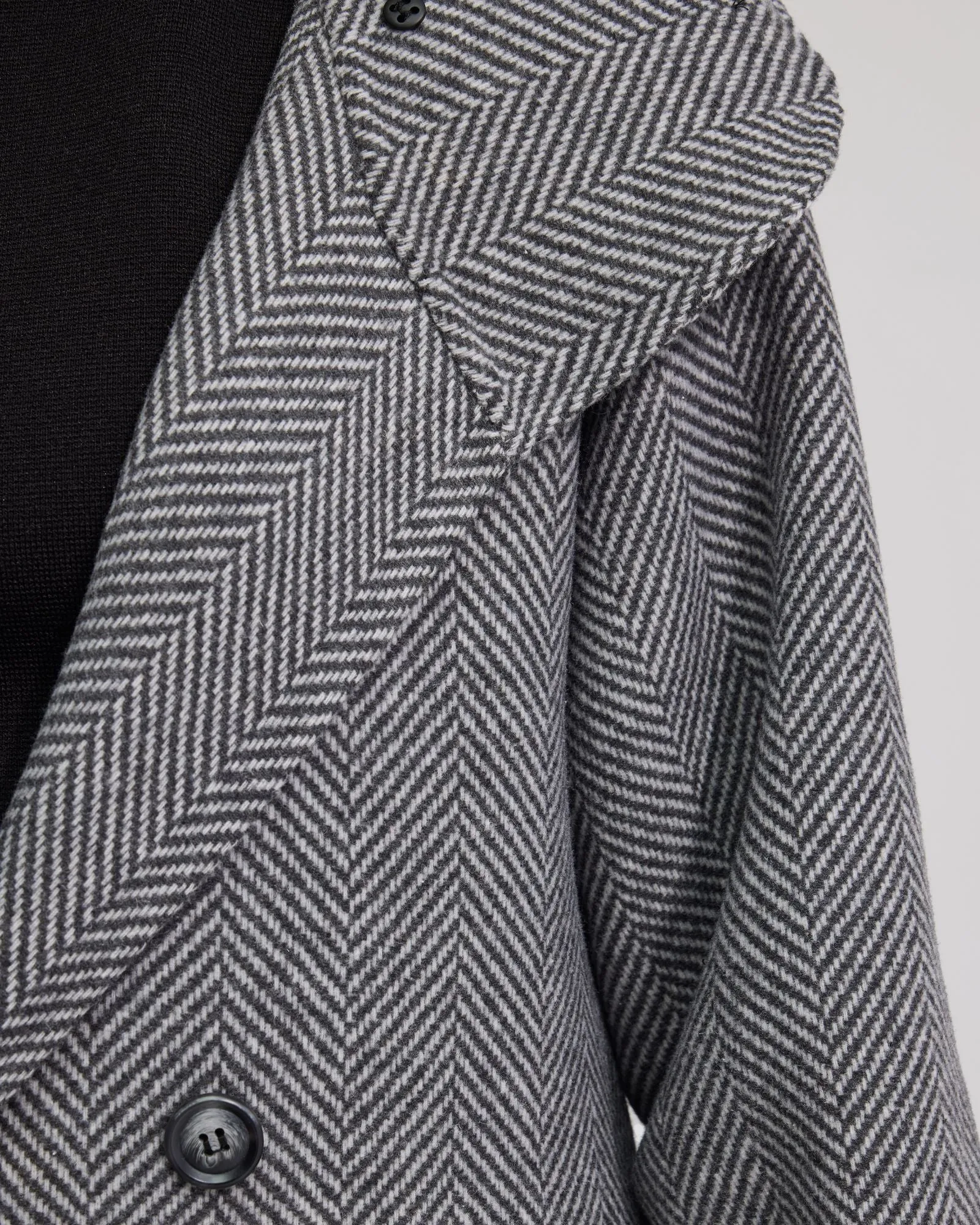 Edi Herringbone Coat