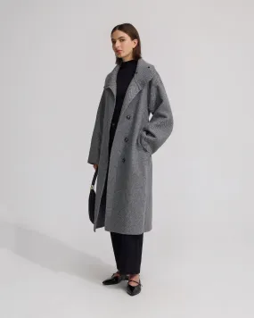 Edi Herringbone Coat
