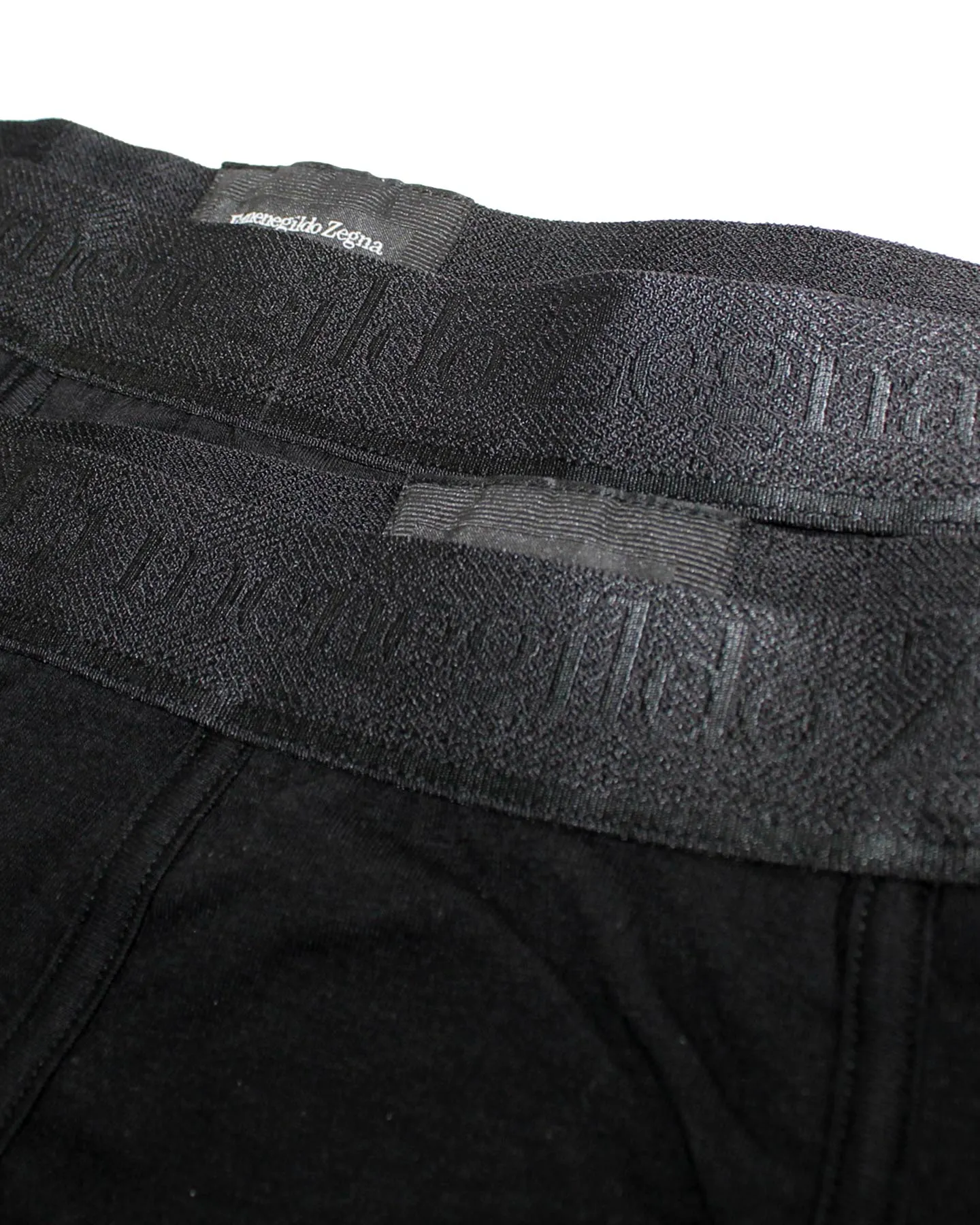 Ermenegildo Zegna Boxer Briefs Black Men Underwear 2 Pack - Stretch Cotton M SALE