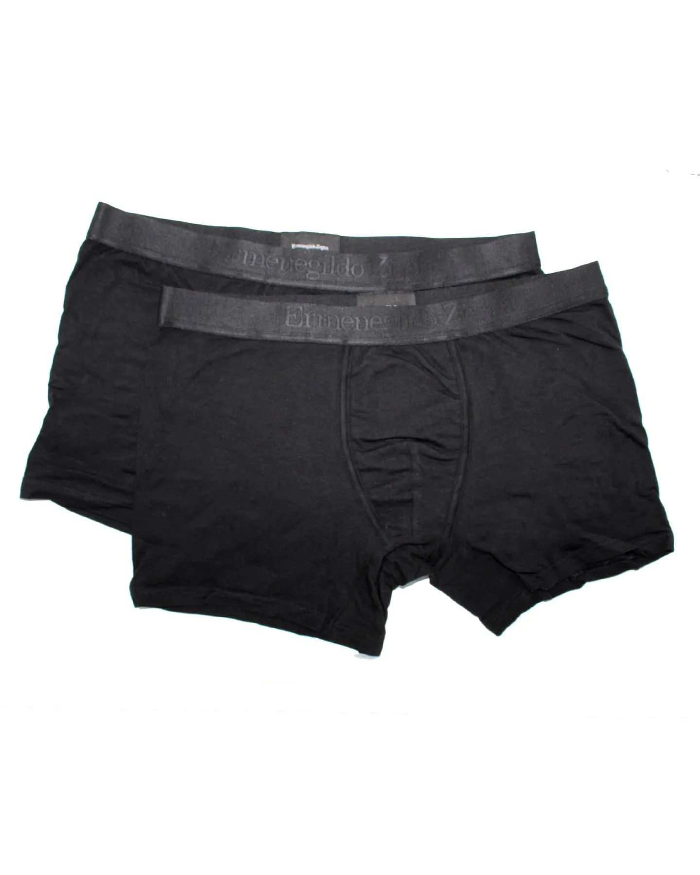 Ermenegildo Zegna Boxer Briefs Black Men Underwear 2 Pack - Stretch Cotton M SALE