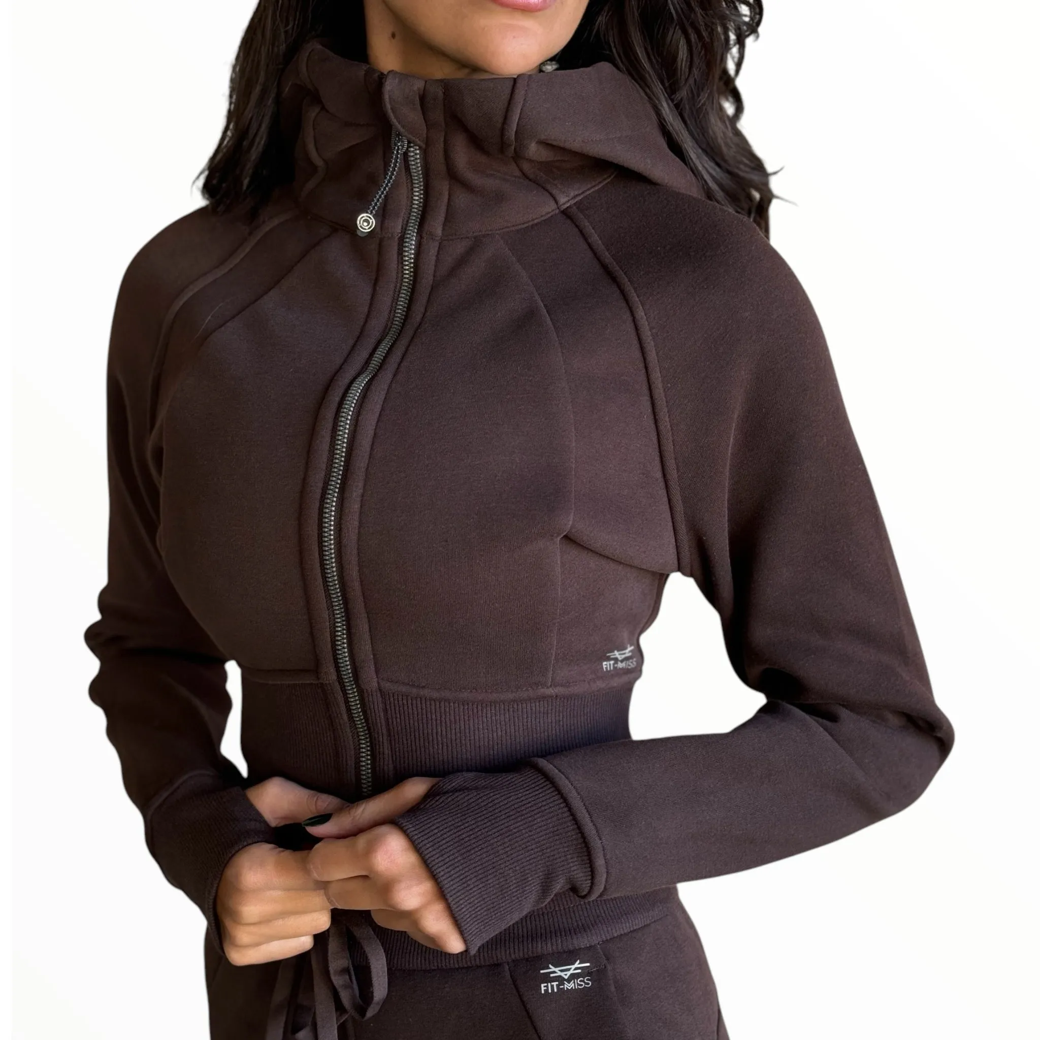 Fitted Fleece Set - Espresso