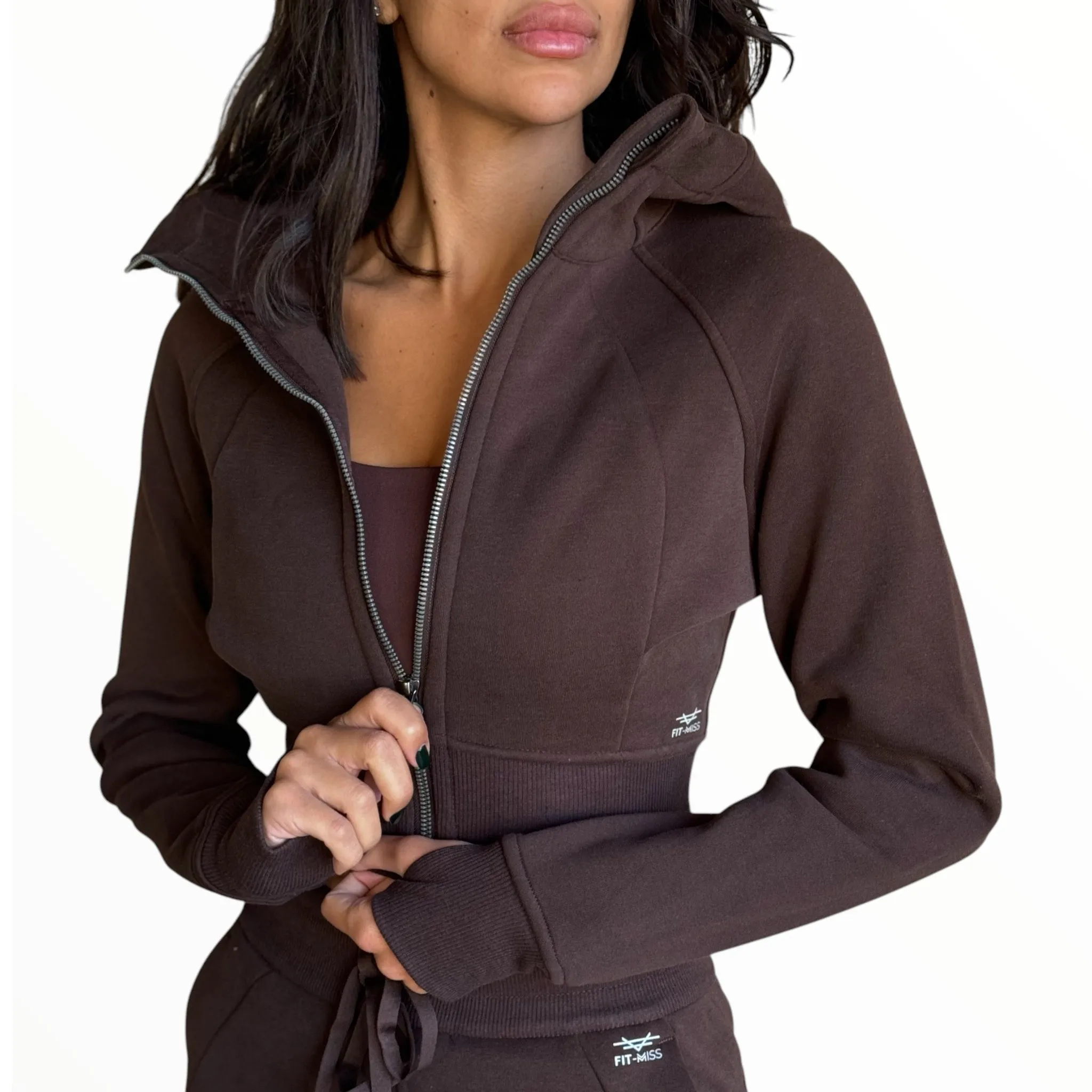 Fitted Fleece Set - Espresso