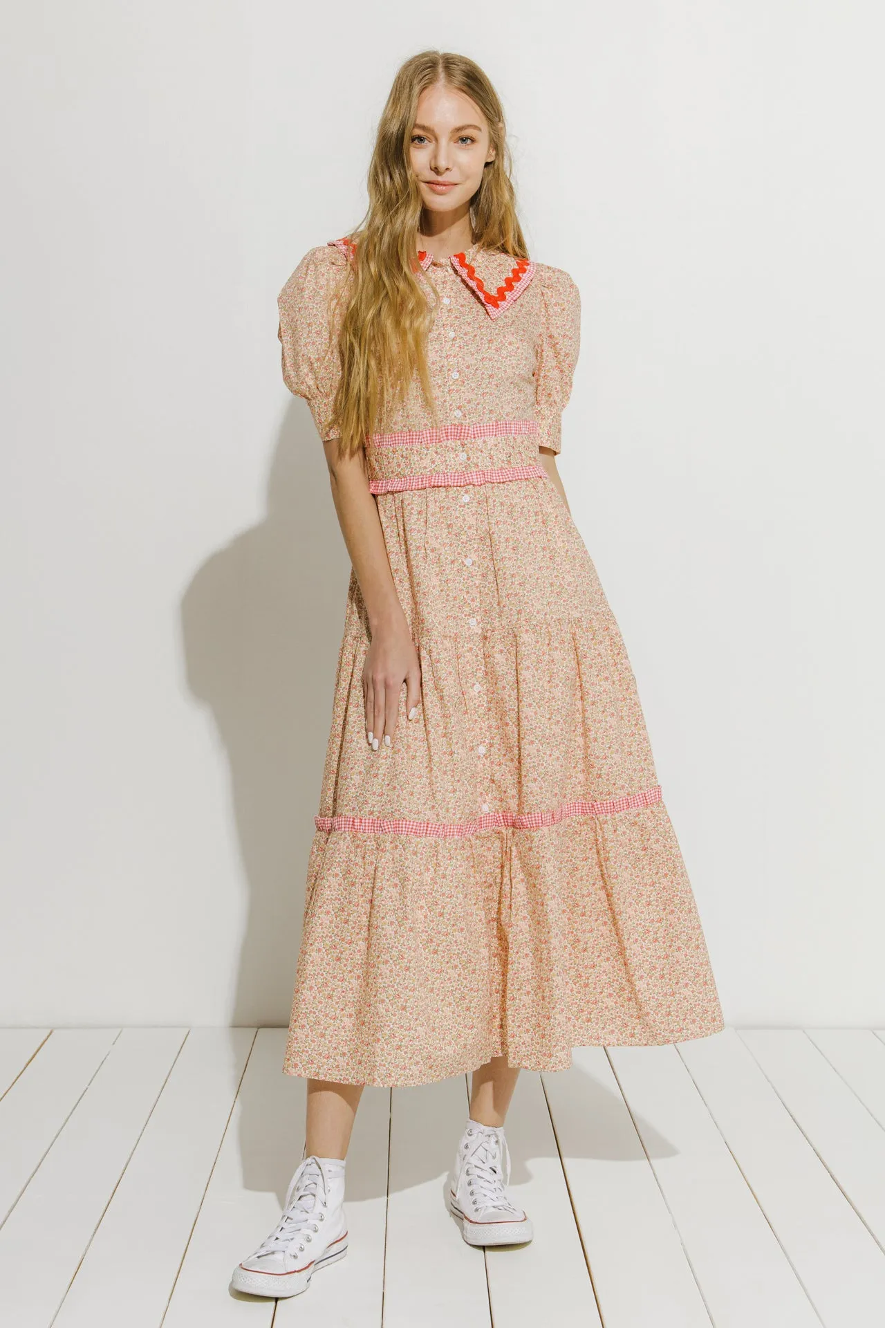 Floral Print Maxi Dress