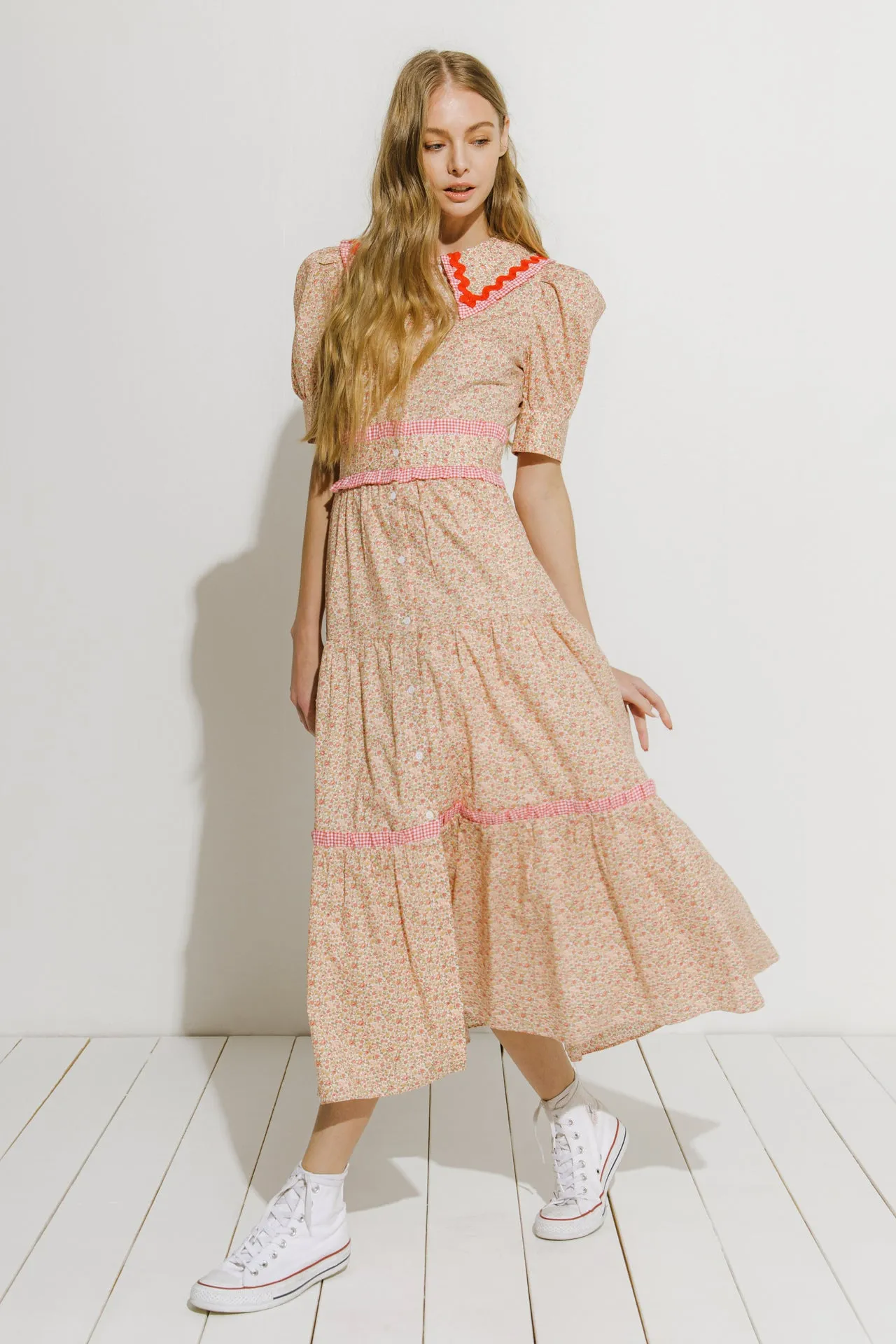Floral Print Maxi Dress