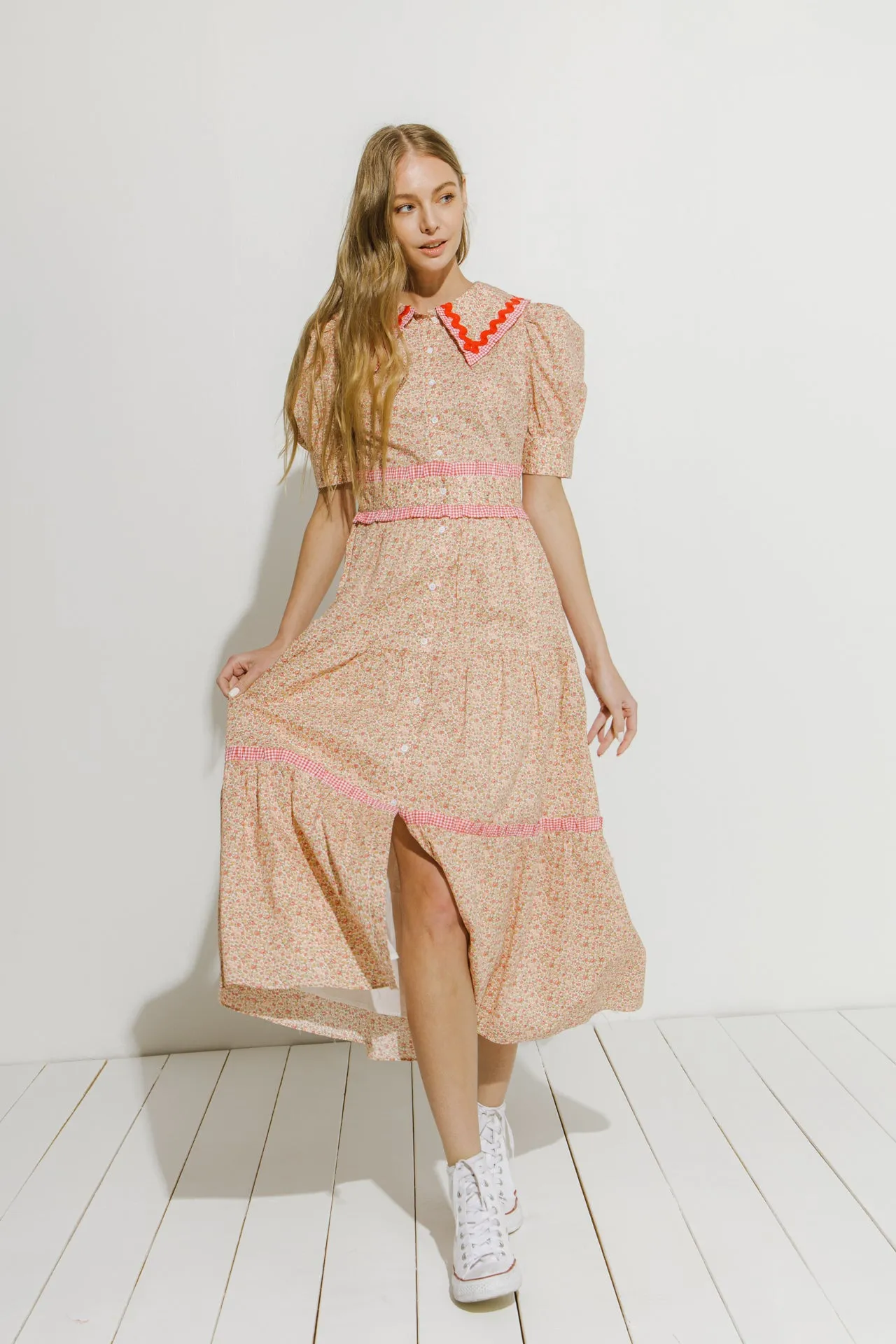 Floral Print Maxi Dress