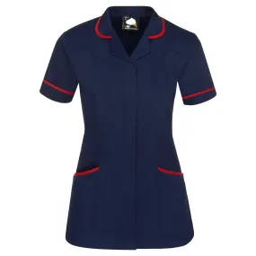 Florence Classic Tunic | Navy - Red