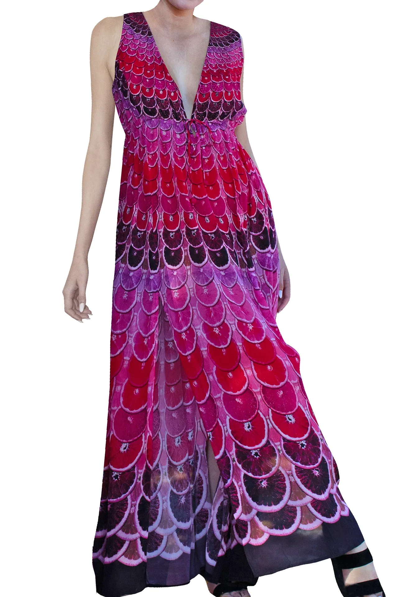 Fuchsia Wedding Guest Dress for Women