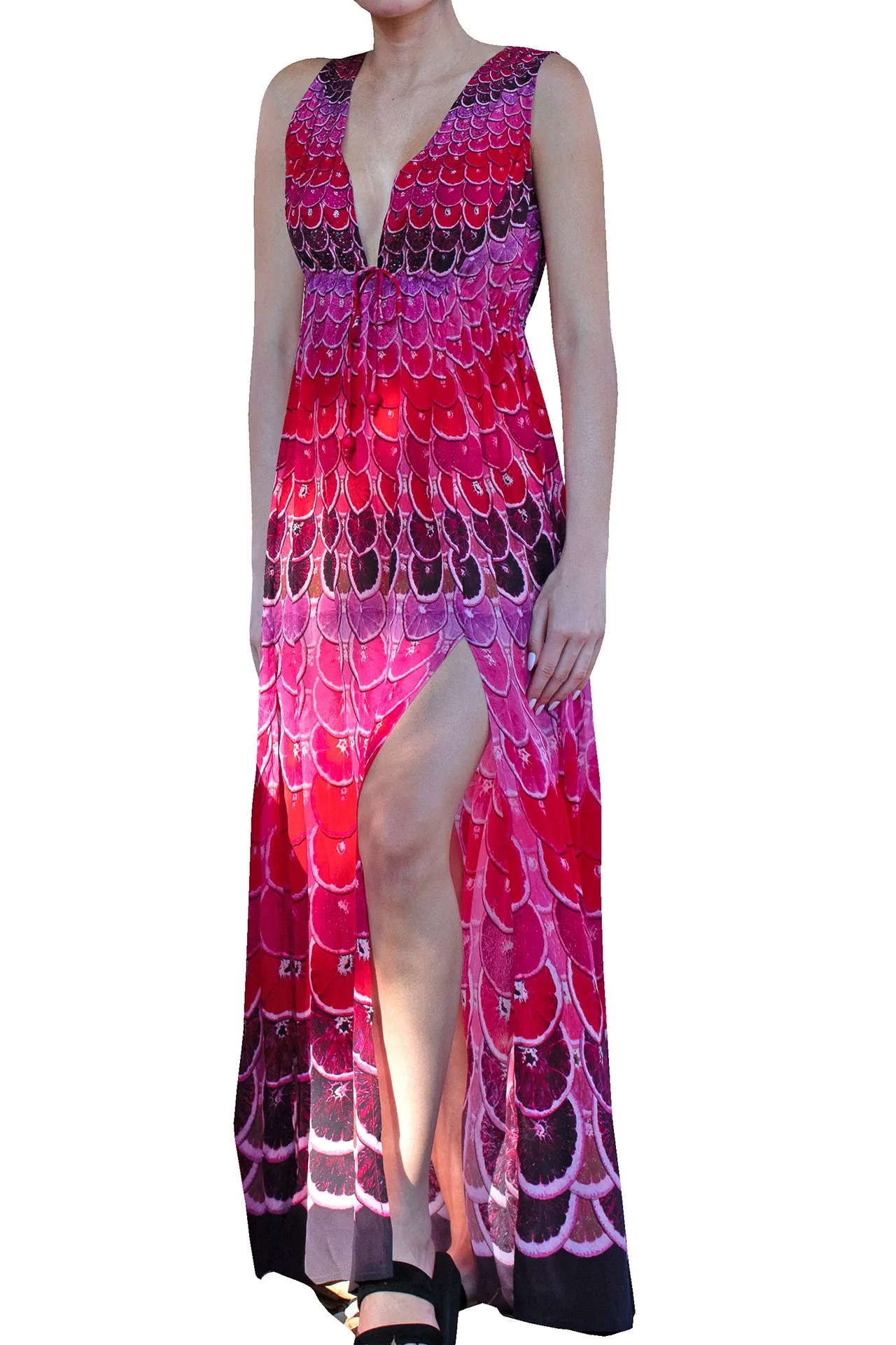 Fuchsia Wedding Guest Dress for Women