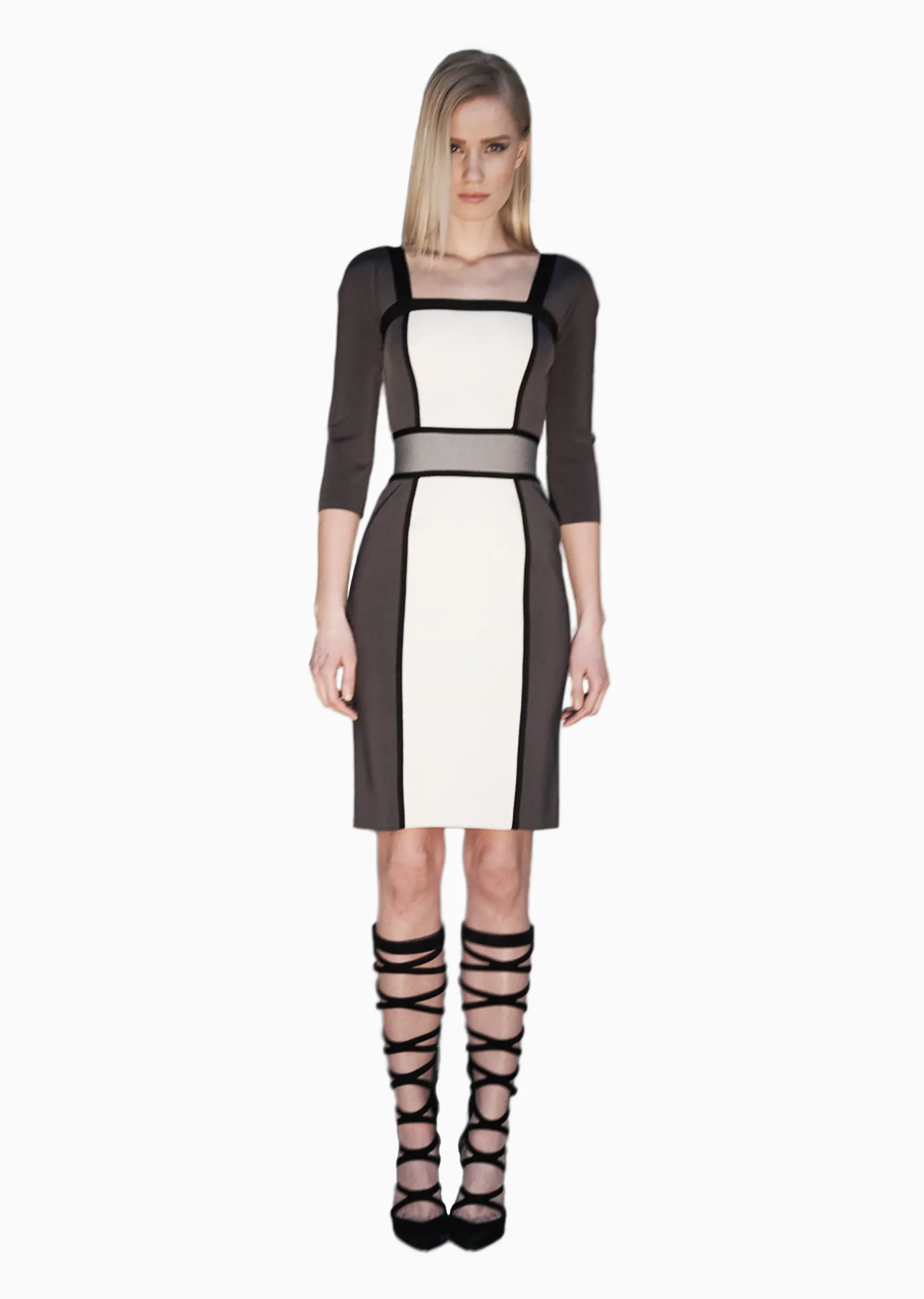Genevieve - Color Block Dress
