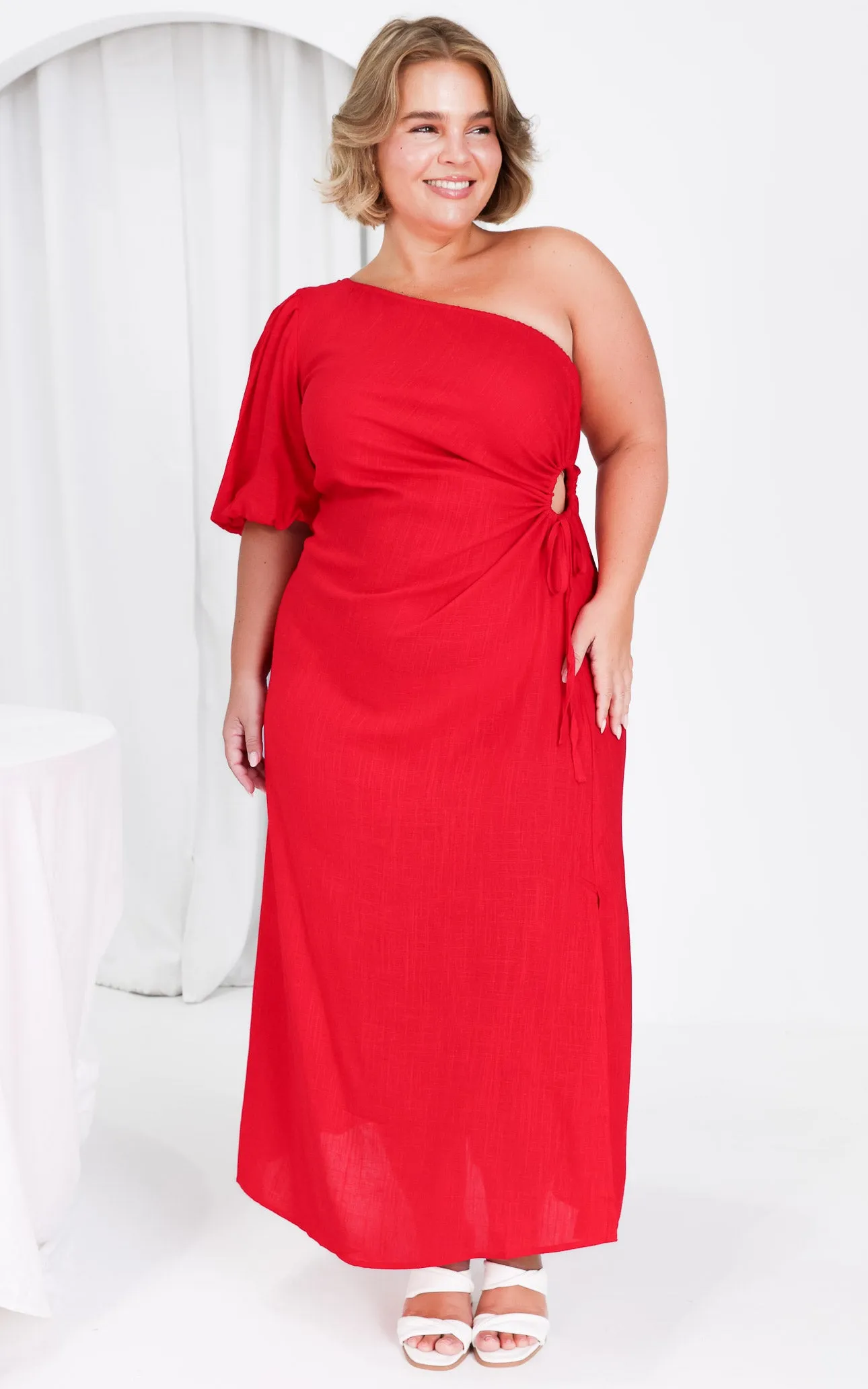 Gia Maxi Dress - Red