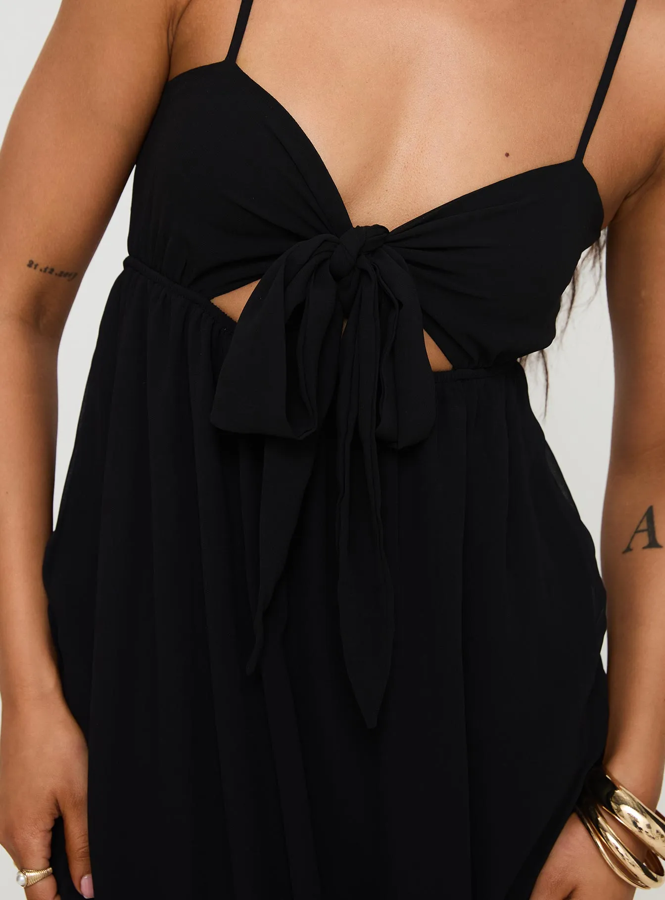 Granno Maxi Dress Black