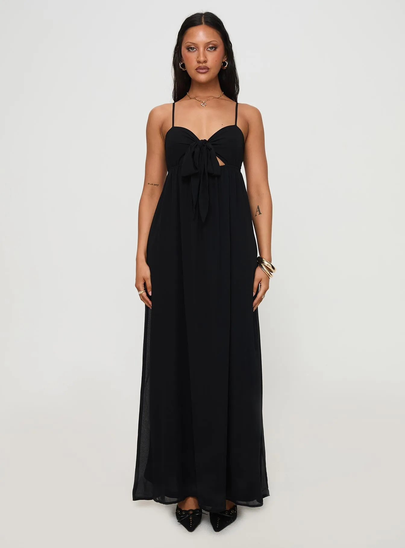Granno Maxi Dress Black