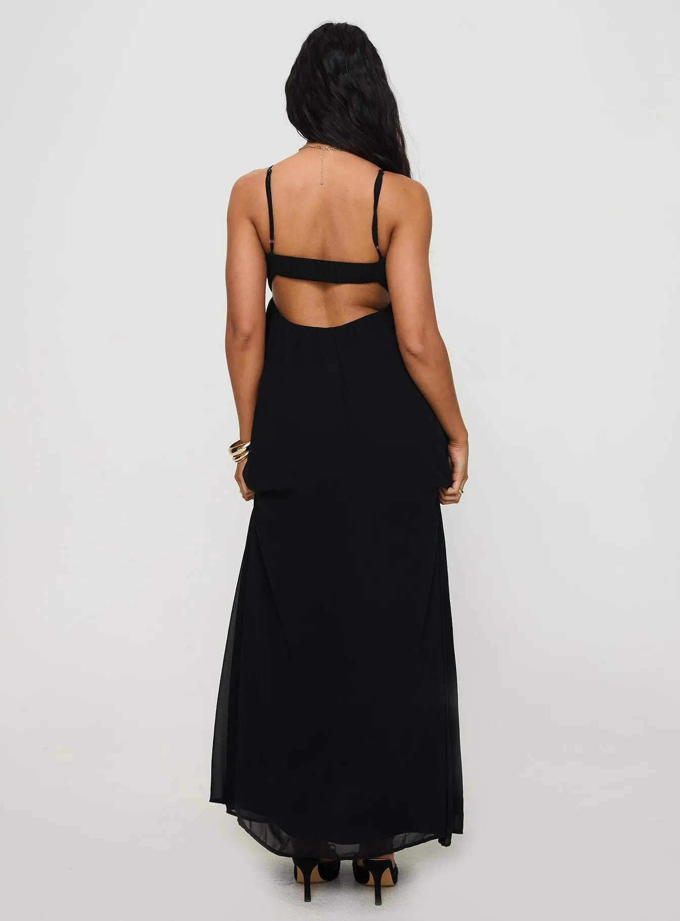 Granno Maxi Dress Black