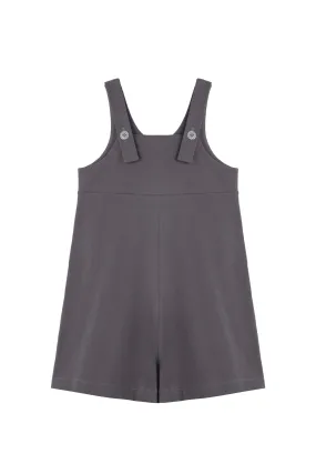Gray Knit Romper (7-16)