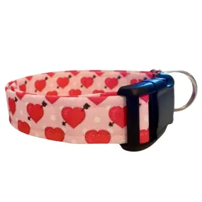 Hearts Collar Pink