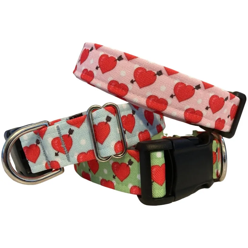 Hearts Collar Pink