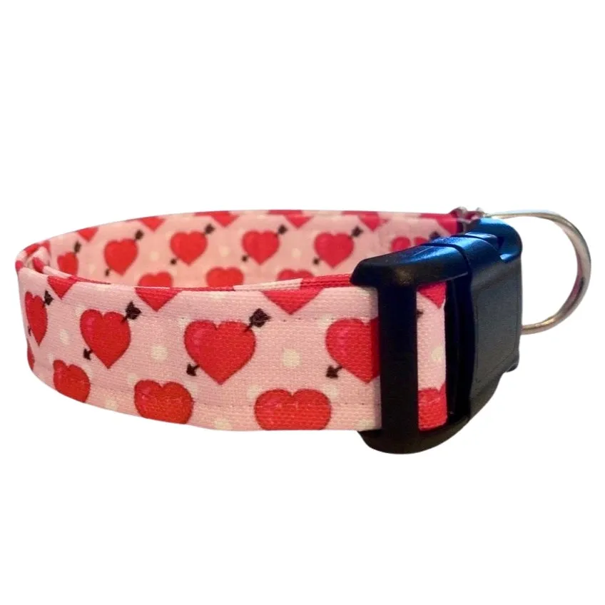 Hearts Collar Pink