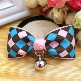 Hexagon and Heart Bowtie Breakaway Cat Collars