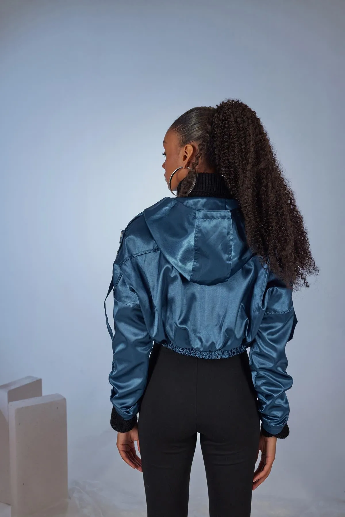 HLLY Women Fancy Jacket Navy - Davis