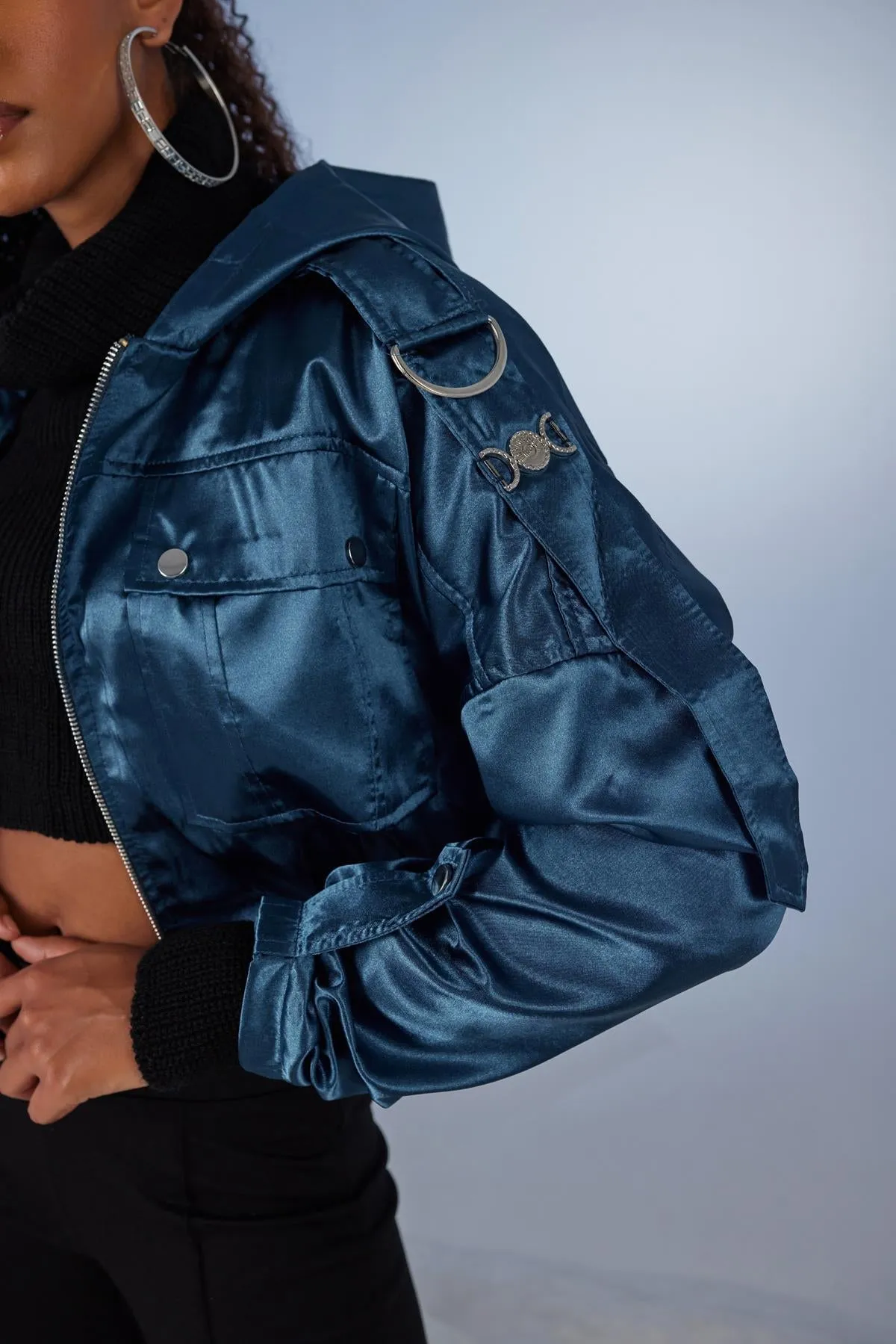 HLLY Women Fancy Jacket Navy - Davis