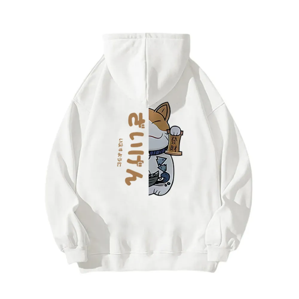 “Japanese Lucky Cat” Hoodie