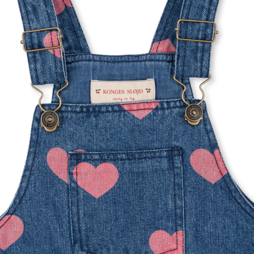 Jeans Overall Kleid "Magot Bon Coeur Pink"