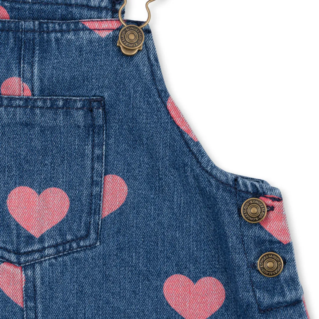 Jeans Overall Kleid "Magot Bon Coeur Pink"