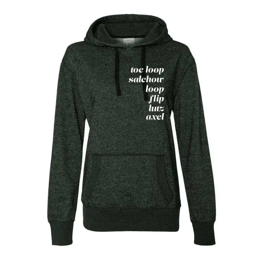 Jumps Women's French Terry Glitter Hoodie