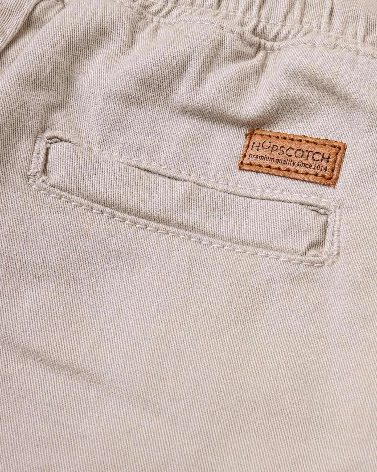 Khaki Pull Up Chinos