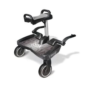 Lascal BuggyBoard Maxi Plus with Saddle (Black/Grey/Black)