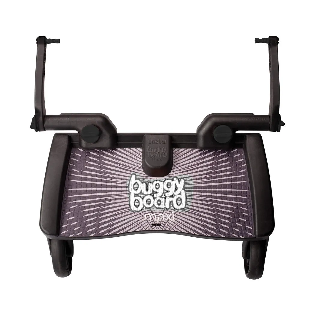 Lascal BuggyBoard Maxi Plus with Saddle (Black/Grey/Black)