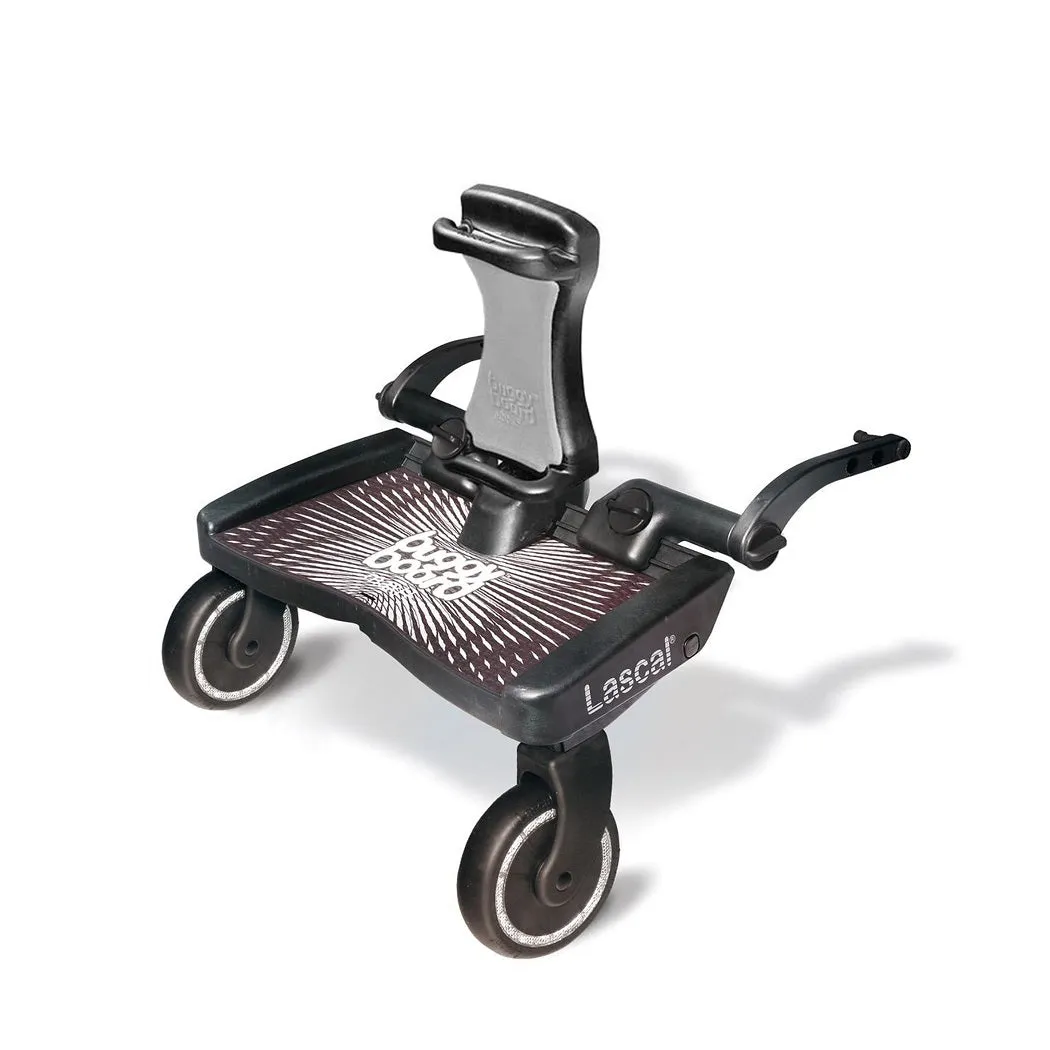 Lascal BuggyBoard Maxi Plus with Saddle (Black/Grey/Black)