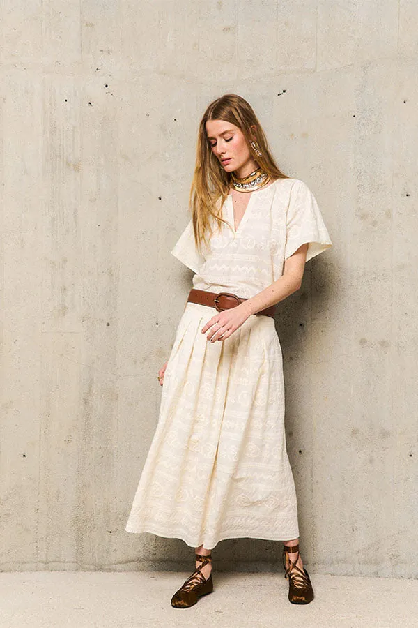 LAURE EMBROIDERED TUNIC