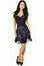 Lavish Purple Lace Corset Dress