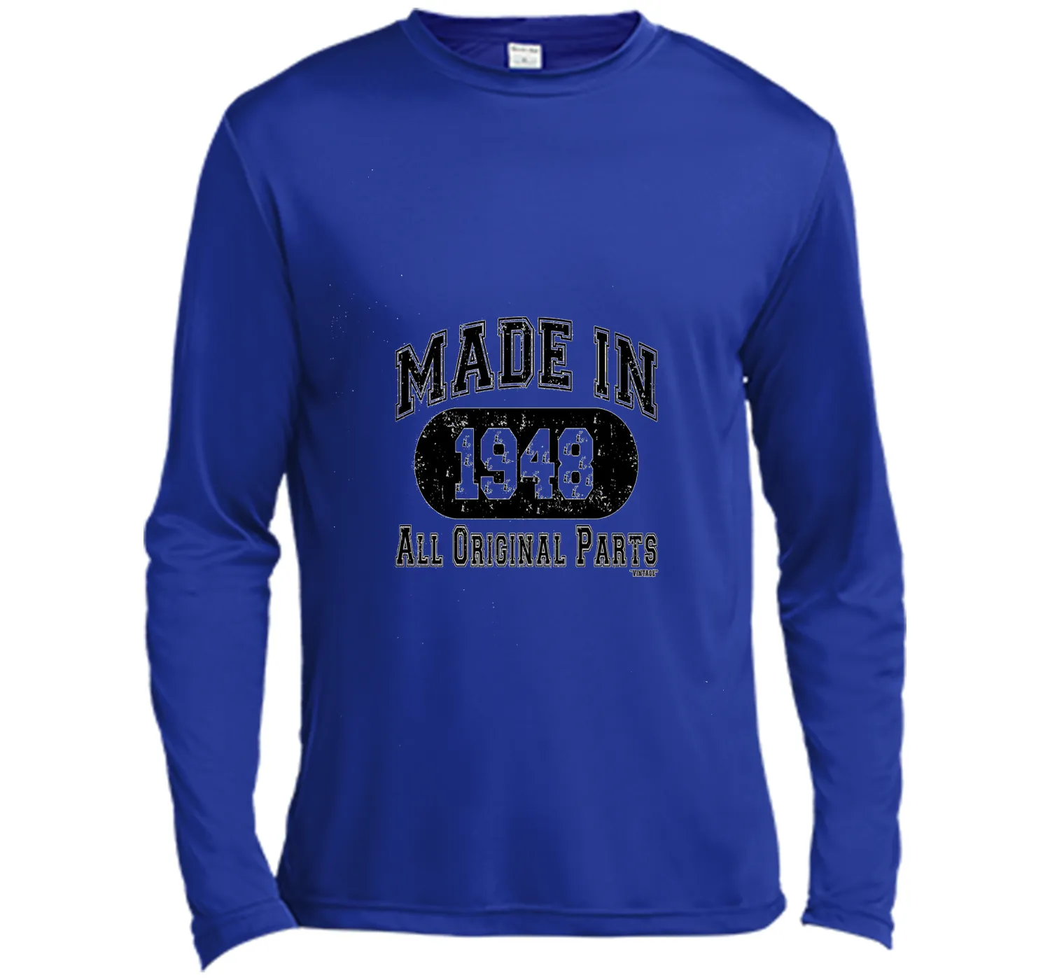 Made In 1948 All Original Parts Funny Birthday T-Shirt