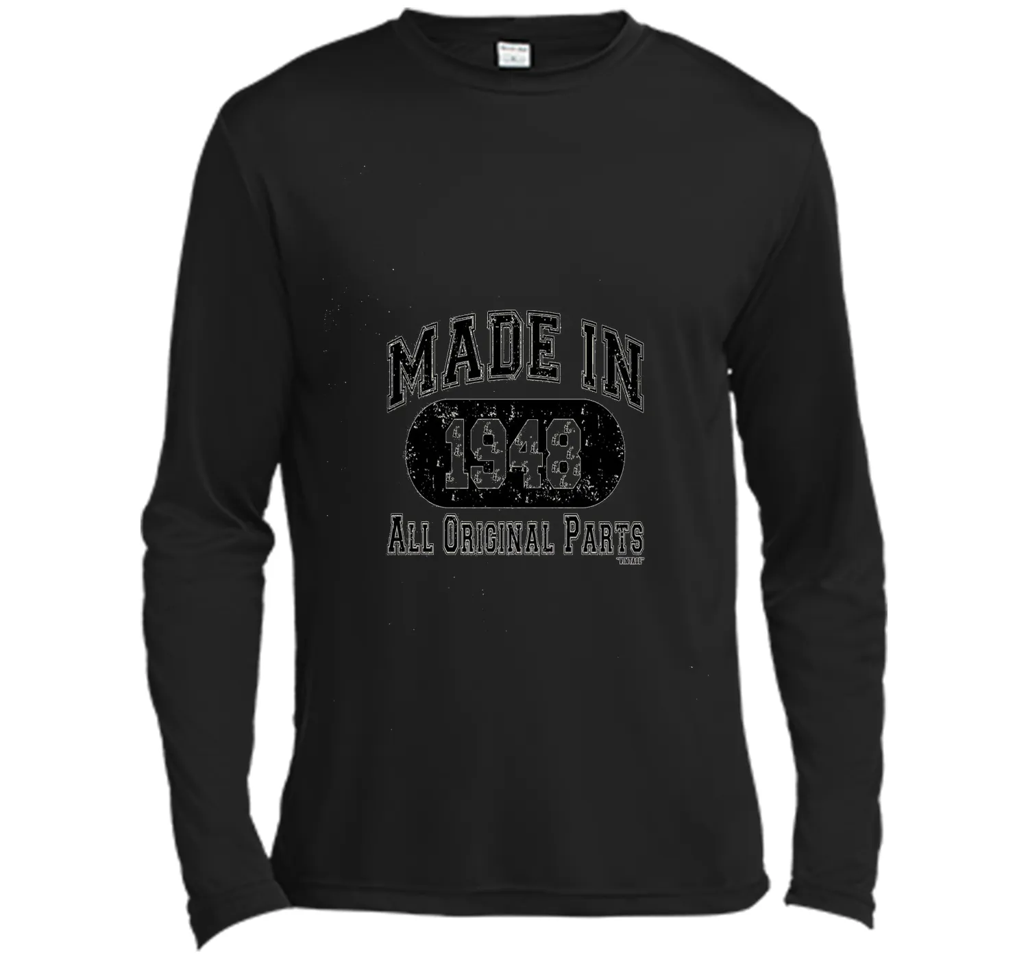 Made In 1948 All Original Parts Funny Birthday T-Shirt