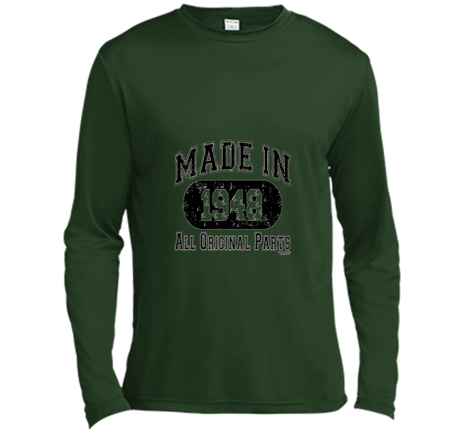 Made In 1948 All Original Parts Funny Birthday T-Shirt