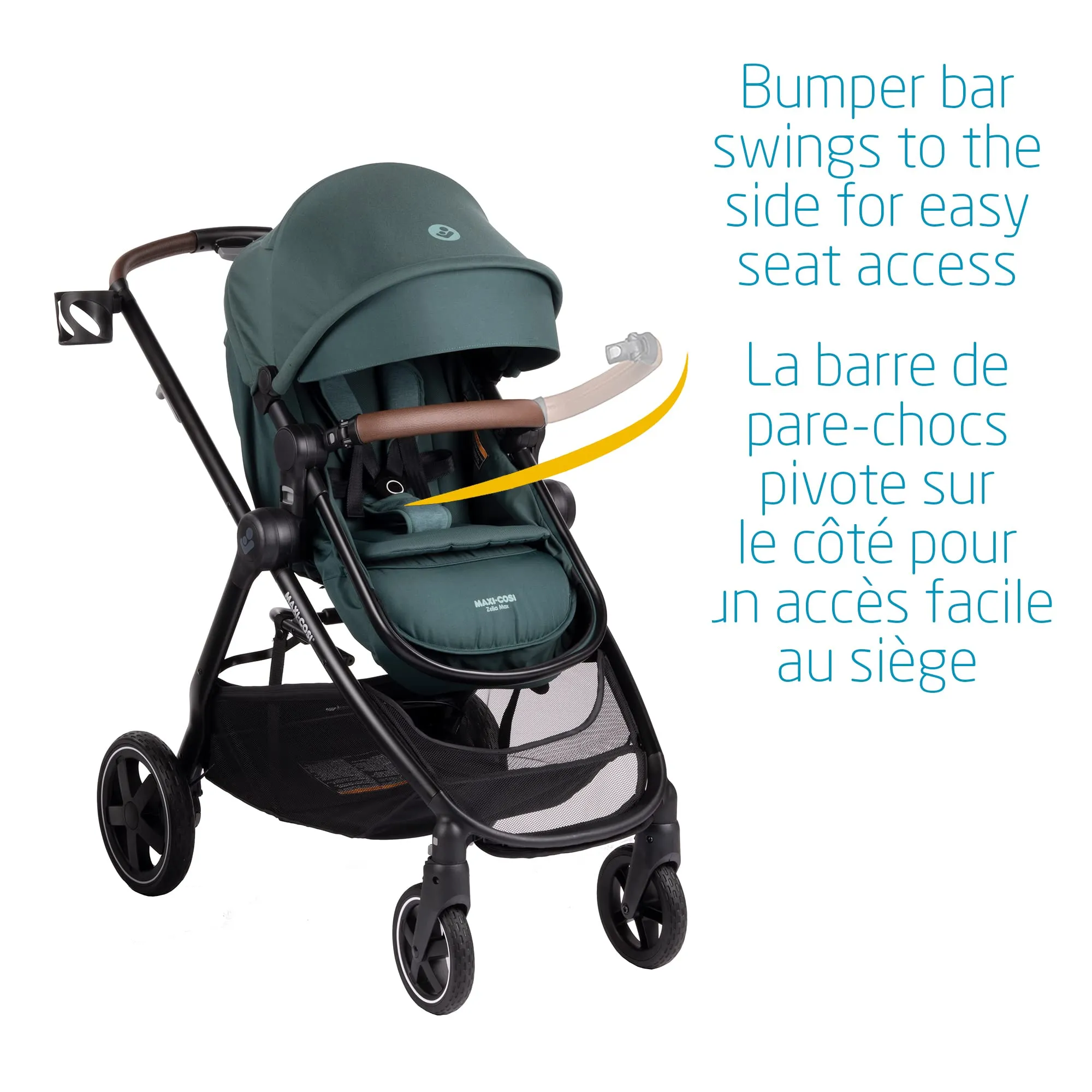 Maxi Cosi Zelia Max 5-in-1 Modular Travel System.