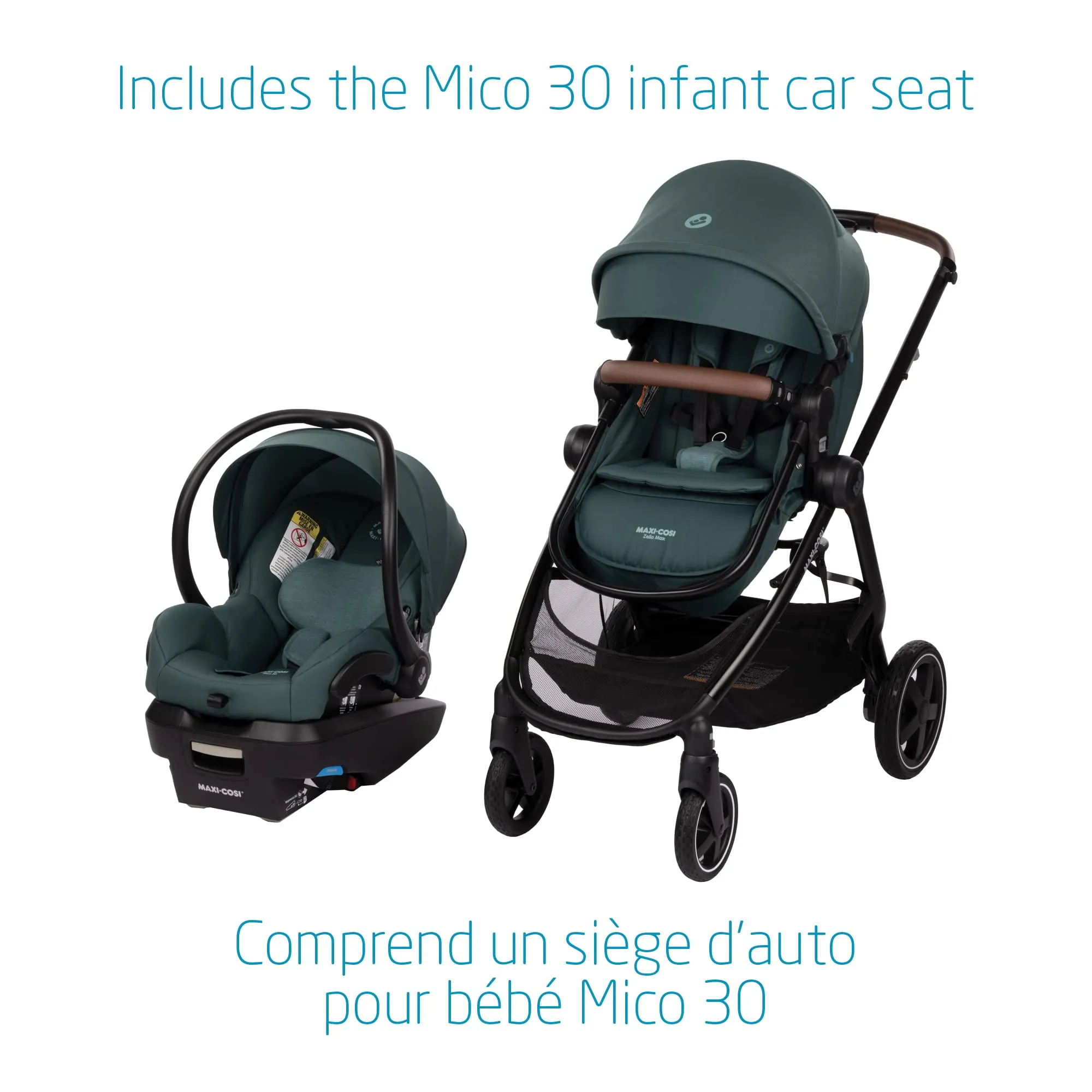 Maxi Cosi Zelia Max 5-in-1 Modular Travel System.