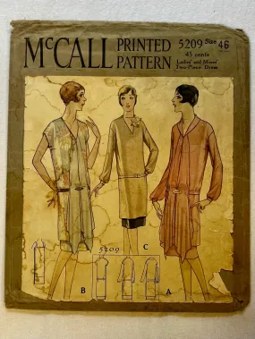 McCall's 5209 PARTIALLY CUT Misses Dress Size 46