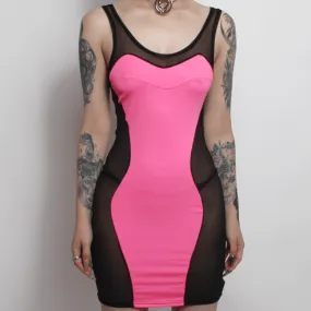 MELT DRESS PINK WOMENS