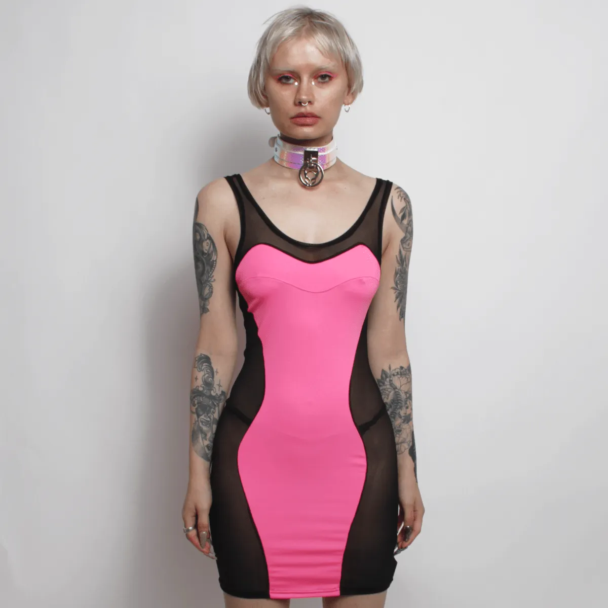MELT DRESS PINK WOMENS