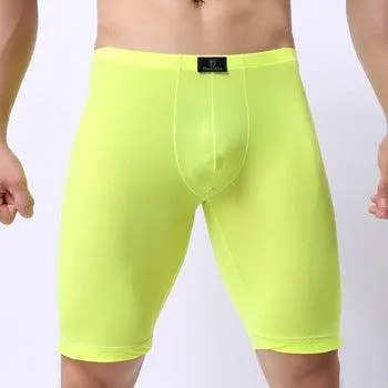 Men's Breathable Mid Waist Long Leg Underwear